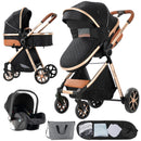 Baby Stroller 3 in1 Cart Baby Crib Baby Carriage for Newborns Luxury Foldable Light Travel Newborn Mom Infant Kids Child Nest