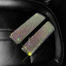 2Pcs Crystal Diamond Seat Belt Shoulder Pads Bling Car Safety Belt Covers Protector Cushion Auto Decor Car Accessories for Women