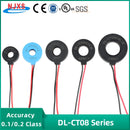 NJXS Mini Current Transformer Precision Coil CT 5A 10A 20A 30A 50A 100A 150A/ 50mA 100mA Micro Lead Wire Toroidal Transformer AC