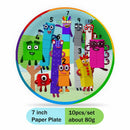 Disney number building blocks cartoon animation table decoration father's day graduacion party stickers decoration anniversaire