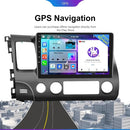 Wireless 10.1" Car Radio for Honda Civic 2006-2011 CarPlay Android Auto Touch Screen Car Stereo with Rear Camera GPS WIFI 2G+32G