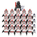 Hot Toys Star Wars 21pcs Republic Commando 501st Building Blocks TV6109 TV6106 Trooper Force 99 Hunter Crosshair Wrecker Brick