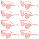8pcs/6pcs Bachelorette Hen Party Sunglasses Black Heart Shaped Glasses Bride To Be Bridesmaid Gifts Wedding Bridal Shower Decor