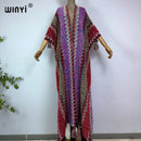 WINYI woman Winter Knitted cardigan coat Loose Christmas Fashion hipster party dress Thick Warm free size Female cloke overcoat