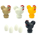 Figures Animal Building Block MOC City Goat Sheep Eagle Owl Panda Parrot Seagull Penguin Zoo Fram Accessories Bricks Toy Gift