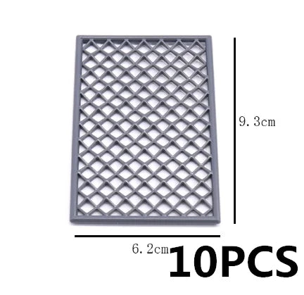 Military MOC Sentry Building Block Soldier Sandbag Fence Cannon Shell Barbed Wire Weapon Rack Training Field Watchtower Toy K018