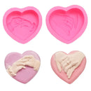 3D Heart-shaped Silicone Mold DIY Love Candle Soap Plaster Epoxy Making Chocolate Ice Cake Baking Tools for Valentine's Day Gift