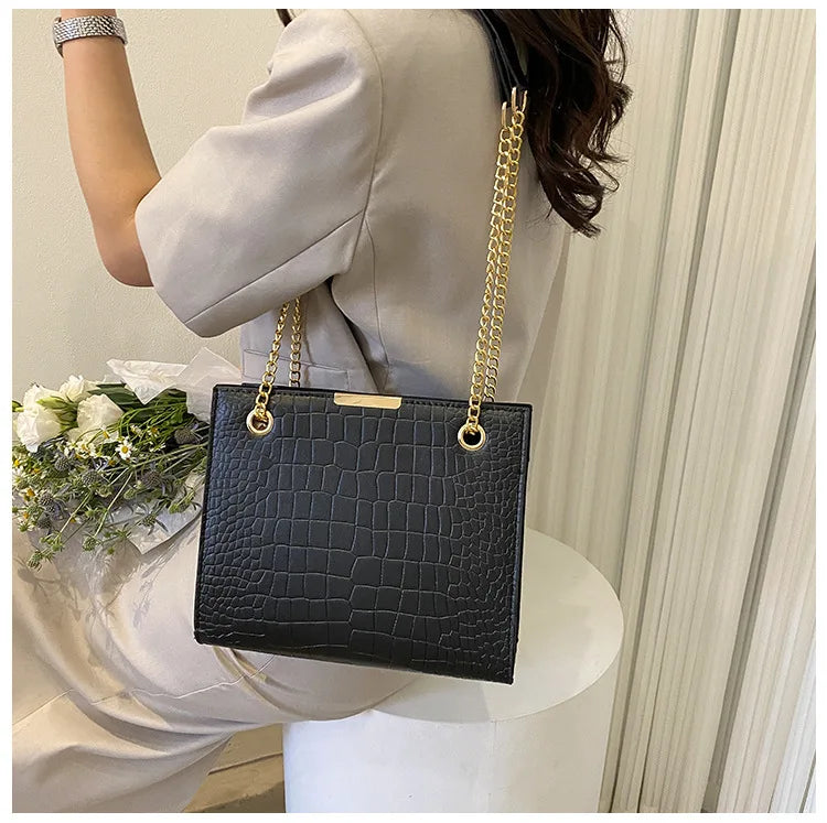 Fashion Luxury Crossbody Bags for Women 2023 New Trendy Designer Shoulder Bag Leisure Chain Solid Color Messenger Bag Handbags