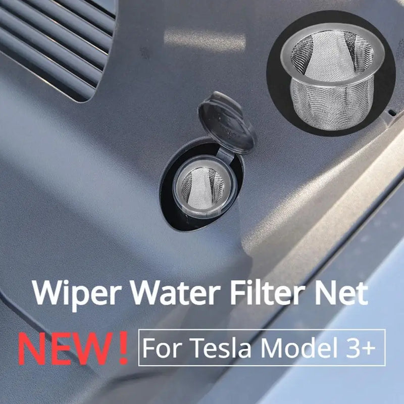 for Tesla MODEL Y Model X Wiper Filter for Tesla Model3 Y Car Wiper Water Inlet Filter Interior Car Accessories