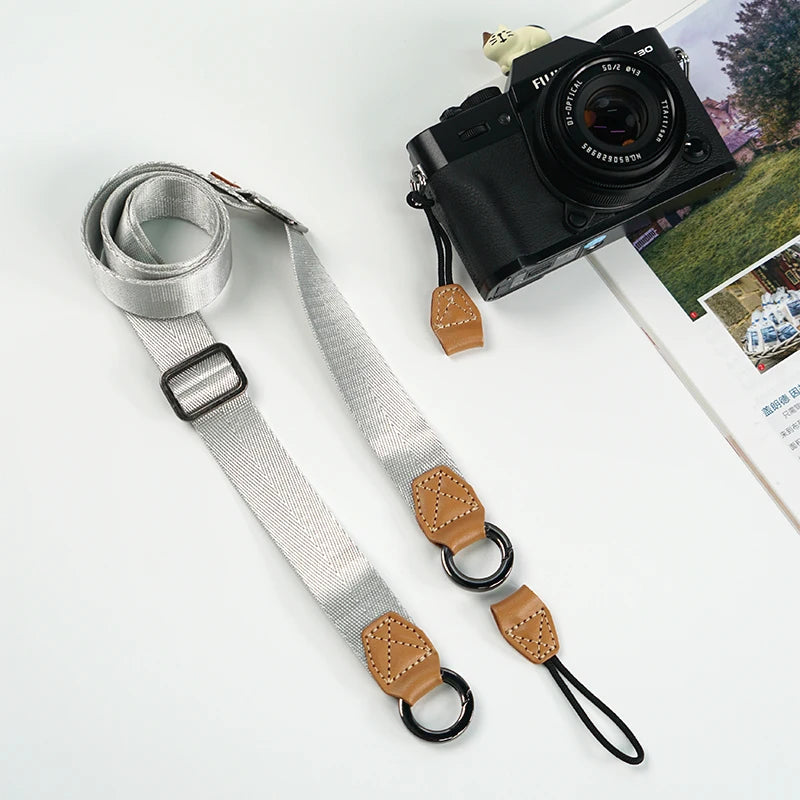 Camera Shoulder Strap Length Adjustable Universal Width Press Released Quick Released Cloth Long for sony canon nikon fujifilm