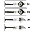 10Sets/Lot Openbuilds Strong Dual Mini Solid V Wheel Kit for V-Slot Linear Rails 3D Printer CNC Engraver Camera Silder