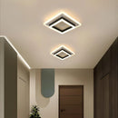 LED Ceiling Light, 30W 3500LM Modern LED Ceiling Light Fixture, Square Black Ceiling Lamp for Bedroom Living Room Kitchen Hallwa