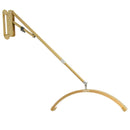 Fosoto Dimmable LED Gold Light wall mount half moon light Fill light for Beauty Salon Makeup Haircut Barbershop eyebrow tattoo