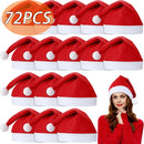Adults Kids Christmas Hats Non-woven Fabric Santa Claus Xmas Beanies Cap Merry Christmas New Year Party Festival Decoration Gift