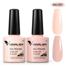 2pcs*7.5ml VENALISA Nail Gel Polish Glitter Gel Lacquer Base Nowipe Top Nail Art Salon Soak off Organic UV LED Nail Gel Varnish