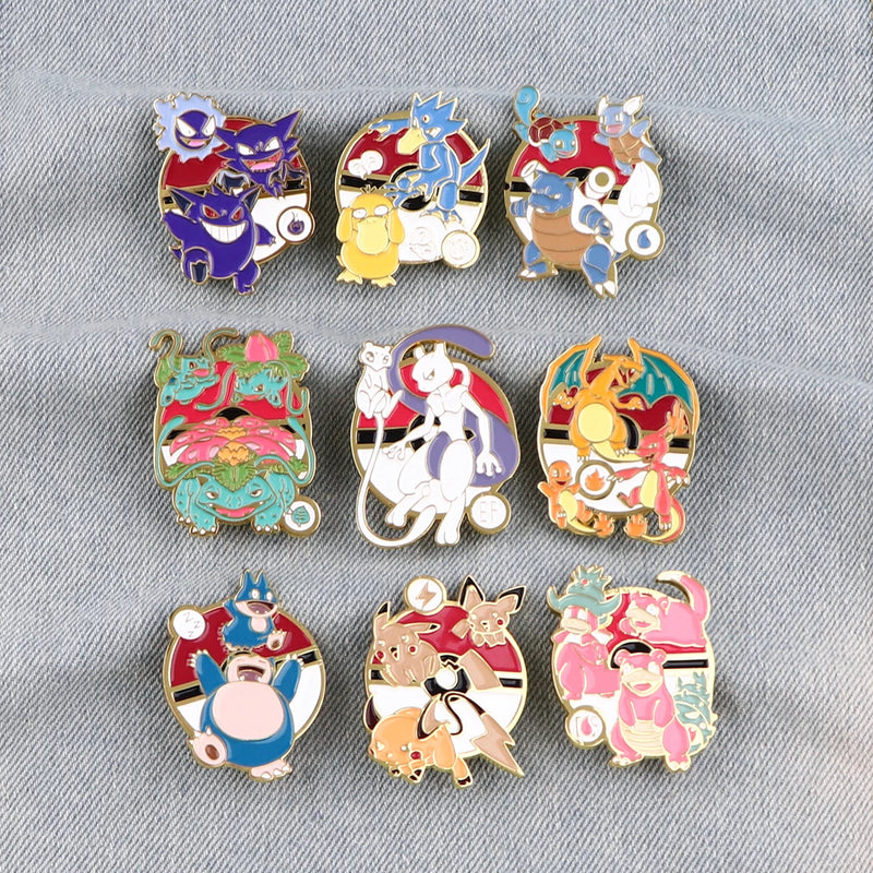 Anime Game Dragon Enamel Pins Brooch Pines Clothing Accessories Brooches For Women Men Lapel Pins Badge Jewelry For Friends Gift