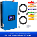 1KW 2KW Solar Grid Tie Inverter for Solar Panel Battery 1000W 2000W Limiter for PV Power DC 22-65V45-90V AC 110V 120V 220V 230V