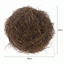 8-20cm Nature Rattan Bird Nest Easter Egg Decoration Prop Artificial Nest for Easter Party Home Garden Decoration DIY Craft