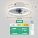 Ceiling Fan with Lamp Remote Control Nordic Modern Lights Fan Indoor Lighting For Living Room Bedroom Kitchen
