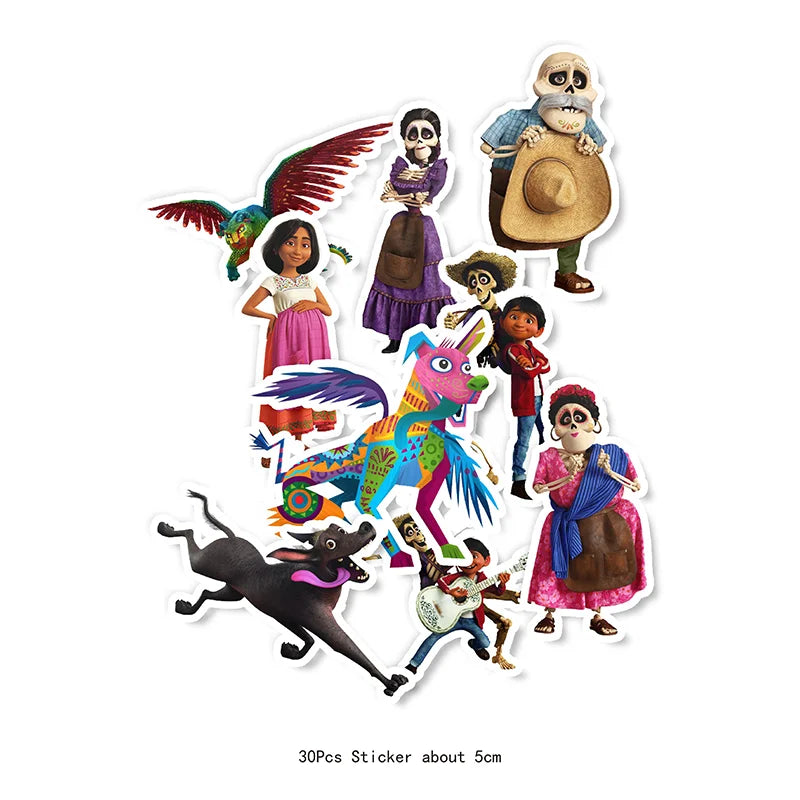 Coco Theme Paper Cup Bag Plate Tablecloth Straw Blowout Balloon Banner Cake Topper Card Show Party Decoration Supply Favor Gift