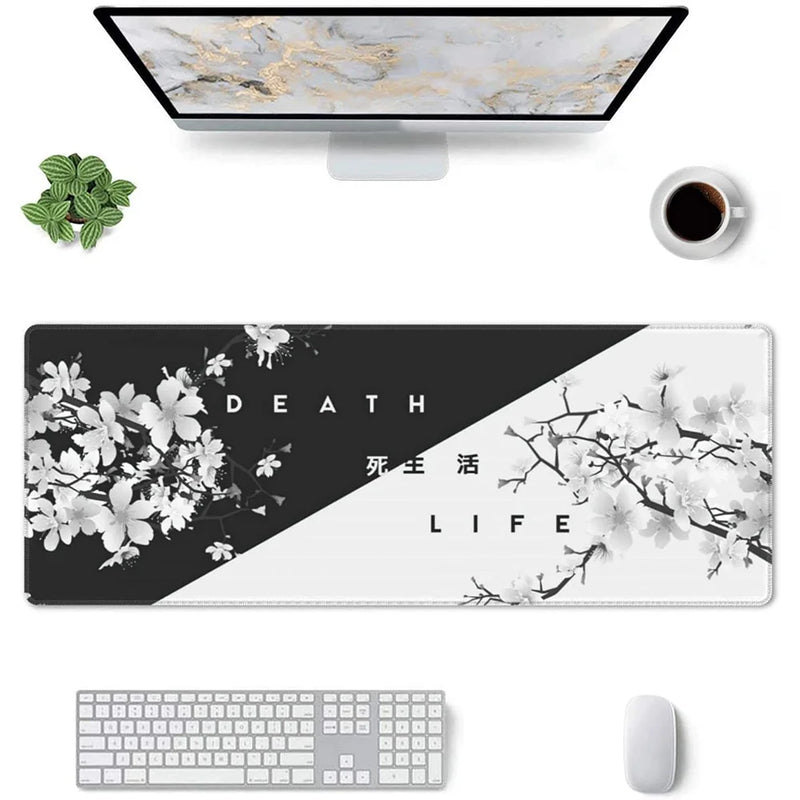 Gaming Mouse Pad, Mouse Mat Desk Pad, Stitched Edges Mousepad, 31.5 x 11.8 Inch