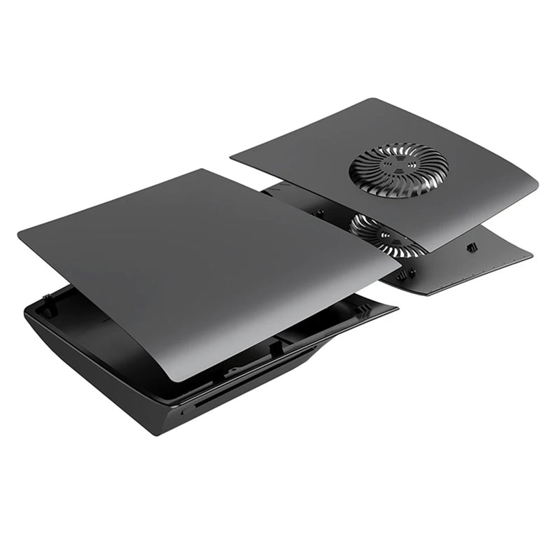 Spider ABS Hard Case Replacement Faceplate Console Cover Anti-Scratch Faceplate Dustproof with Cooling Vent for PS 5 Pro Console