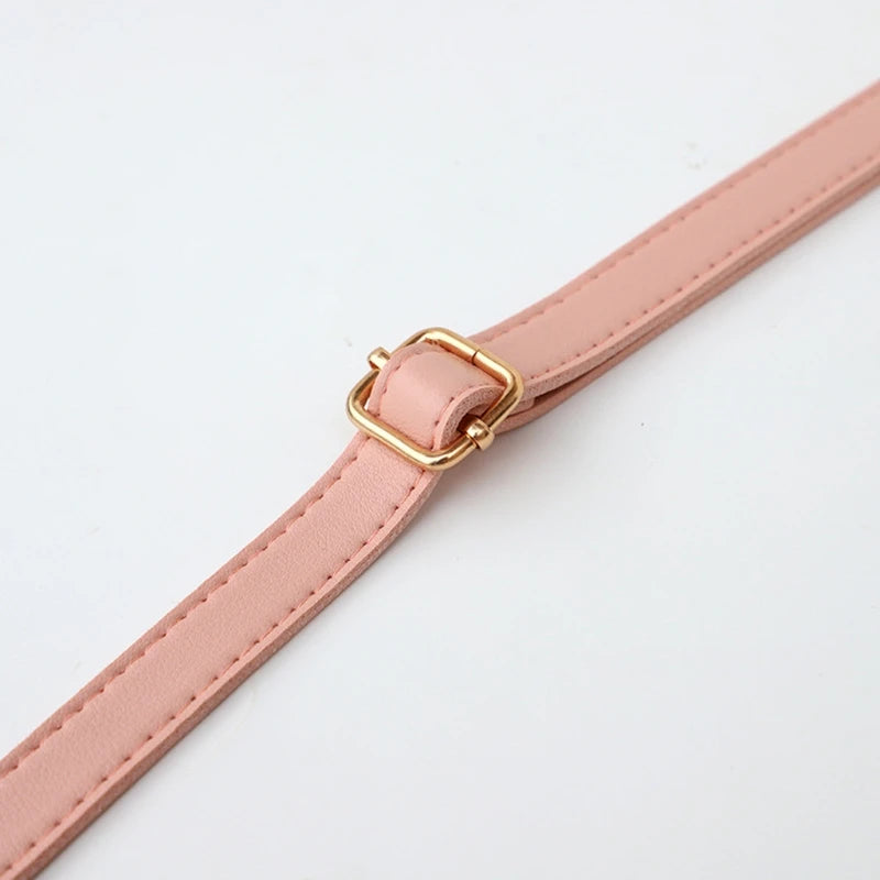 Imitation Leather Wristlet Hand Strap DIY Bag Replacement Clutch Purse Cellphone Key Chain Wrist Lanyard Solid Color Handle Belt