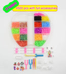 Rubber Band Loom  Bracelet Kit Storage BoxColorful Beads Tool Set DIY Jewery Making Girls Friendship Bracelets Christmas Gifts