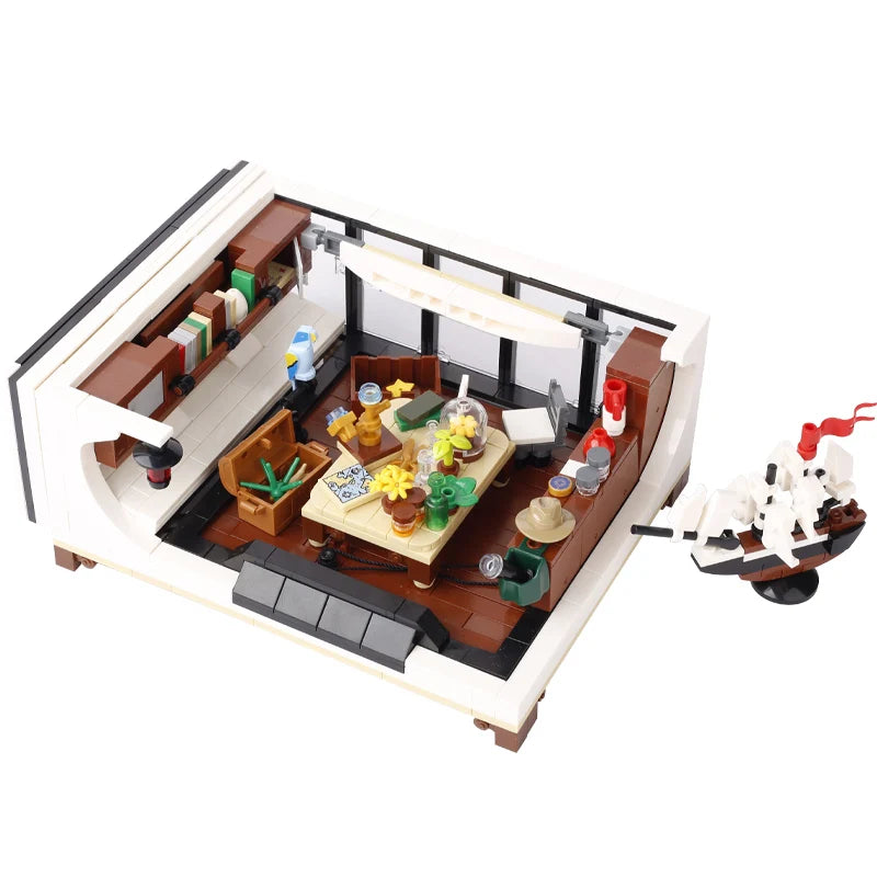 MOC City Series Building Blocks Figure Furniture House Kitchen Medieval Accessories DIY Bricks Set Christmas Toys for Kid Gifts