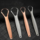 1pc Stainless Steel Tongue Scraper Cleaner Fresh Breath Cleaning Coated Tongue Toothbrush Oral Hygiene Care Tools