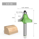 LAVIE 1pc 8mm Shank Beading Bit Tungsten Carbide Double Edging Router Bits Milling Cutter For Wood Woodworking Tools C0805216GN