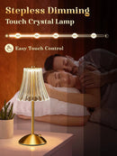 Table Lamp LED Touch Sensor Desktop Night Light Rechargeable Wireless Reading Lamp for Restaurant Hotel Bar Bedroom Decor Light