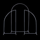 Crown Metal Arch Set Wedding Background Decorative Flower Stand Birthday Party Outdoor Balloon Ornament Irregular Shape