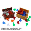 Marumine 50PCS Tile Special 1x2 Ingot Bar Gold Money Pirate MOC Brick Part 99563 Assembles Particles Building Blocks Accessories