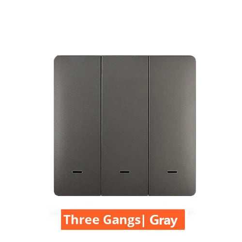 Benexmart Zigbee Wireless Switch 1 2 3 4 Gangs Scene Control Smart Home Devices Works with Tuya Click On Off Scene Switch Black