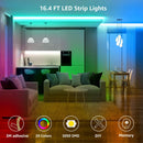 RGB Led Lights for Room Bedroom Decoration Smart Led Strip 12V 5050 Flexible Neon RGB Tape with Bluetooth Music Remote Backlight