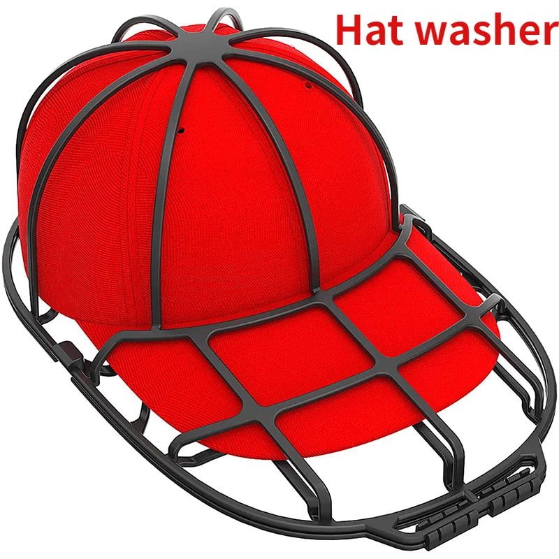 Multifunctional Baseball Cap Washer Fit Hat Washer Frame PP Washing Cage Double-deck Hat Cleaners Protector