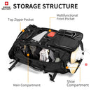 SWISS MILITARY 50L 70L Large Capacity Travel Backpack Luggage Sports Training Fitness Independent Shoes Storage Bag Laptop Bags