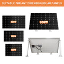 CP-SETUNO Solar Panel Mount, Adjustable Angle 15-40 ° , Solar Panel Kit Mount for 100-500W , Suitable for Boats, Motorhomes, Roo