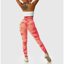 2025 New Tie Dye Gym Women Leggings Fitness High Waist Push Up Casual Sport Leggings Of Women  Running Outdoors