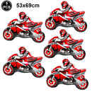Dirt Bike Tablecloths Cup Napkins Motocross Birthday Party Favors Racing Motorcycle Theme Party Supplies Disposable Table Cover