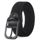 Men's Belt Casual Woven Elastic Belt Outdoor Sports Women's Belt No Need for Punching Climbing Work Belt For Men Women Fashion