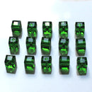 StreBelle AAA 50pcs/Lot Cube Loose Spacer Bead Jewelry Making Mix Colors 8x8mm Crystal Glass Beads Facet Square Shape