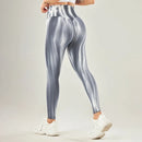Tie Dye Leggings Women High Elastic Slim Tights Workout Running Yoga Leggings Seamless Sexy Hip Liftting Sports Pants