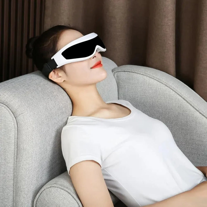 Electric Eye Massager Mask Migraine Eyes Vision Improvement Forehead Eye Care Glasses Massage Wireless Vibration Health Care