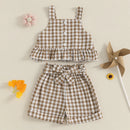 3Pcs Baby Boy Summer Outfits Short Sleeve Striped T-Shirt Denim Shorts Sun Hat Set Infant Clothing for Beach