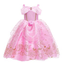 Girls Aurora Belle Rapunzel Sofia Princess Dress Halloween Easter Cosplay Costume Party Kids Dresses for Girls Children Clothing