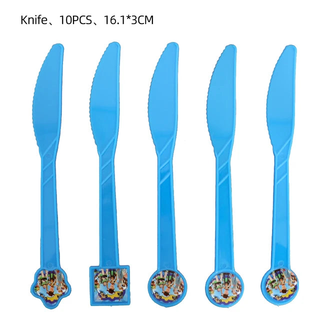 Cartoon Toy Story Buzz Lightyear Birthday Party Decoration Disposable Tableware Paper Plates Cups Balloons Baby Shower Supplies