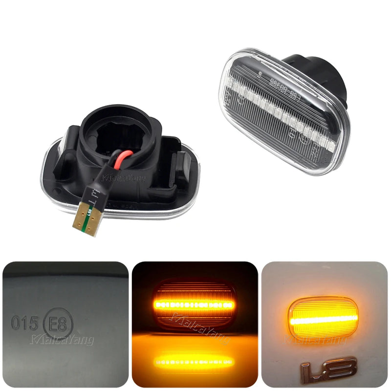 For Lexus RX 300 330 350 400h MCU3 GSU3 MHU3 MCU15 RX XU1 GS 300 JSZ147 V300 aristo jzs160 Dynamic Side Marker Turn Signal Light