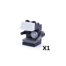 MOC City Building Blocks Accessories Mahjong Machine Plant Sofa Bed Piano Refrigerator Kitchen Toy Brick Florist Bar X009 TV Set